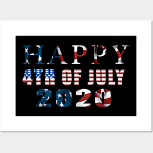 Happy 4 th of july 2020 Posters and Art